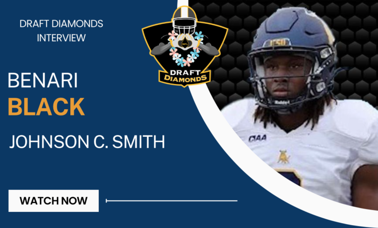 Benari Black, LB, Johnson C. Smith | 2025 NFL Draft Prospect Zoom Interview