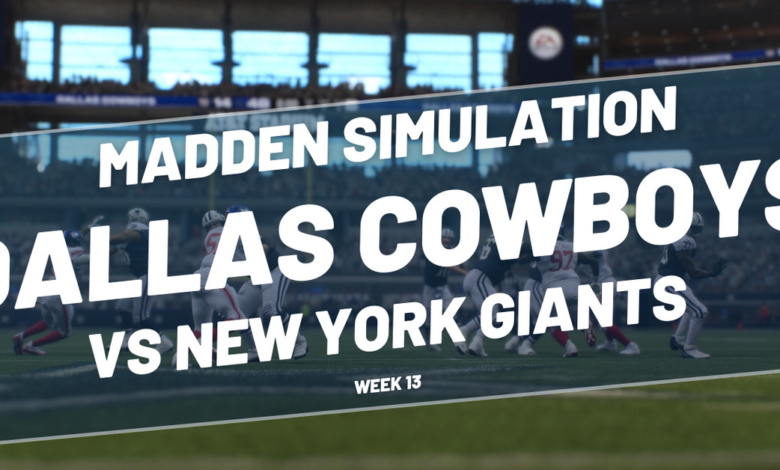 Cowboys Madden simulation predicts big-time win over Giants on Thanksgiving Day