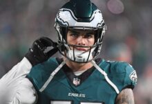 The Eagles’ fullback suffered a season-ending injury