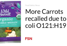 More Carrots recalled due to E. coli O121:H19