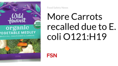 More Carrots recalled due to E. coli O121:H19