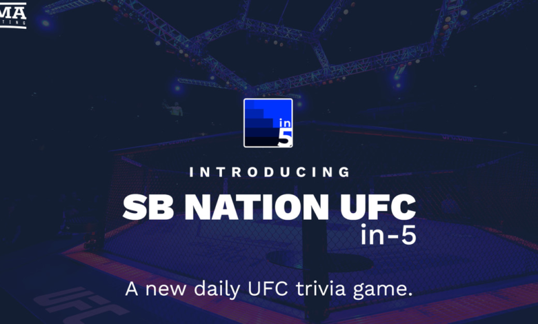 Your daily UFC trivia game, Monday edition