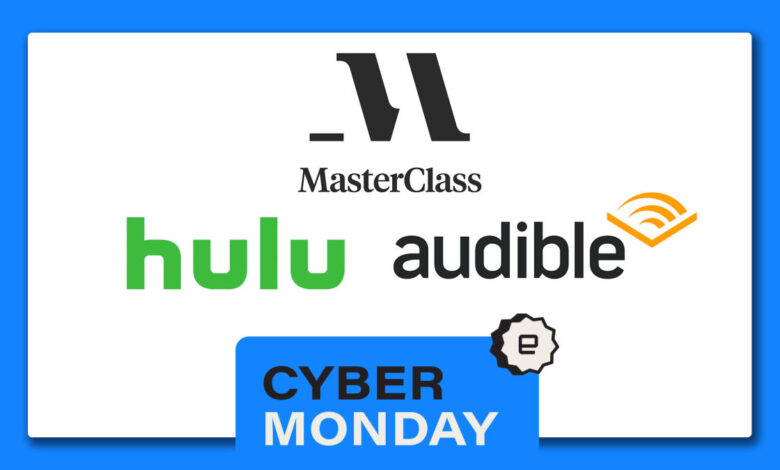 Cyber Monday subscription deals for 2024: The best sales on Disney+, Peacock, Hulu, MasterClass and others