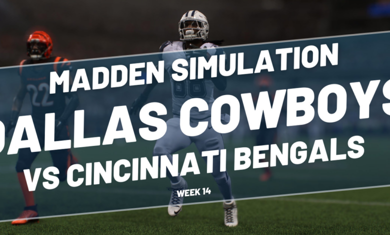 Cowboys lose heartbreaker to Bengals in Week 14 Madden simulation