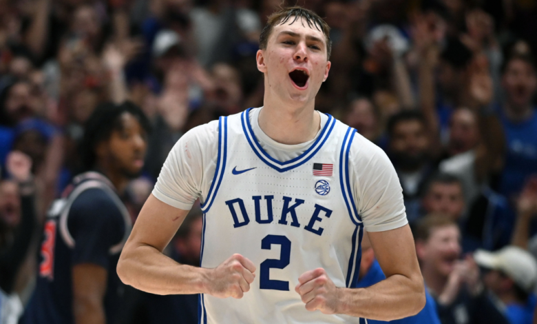 Cooper Flagg Tracker: Duke star freshman shines with 20 points, 12 rebounds in win over Louisville