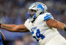 Detroit Lions Alim McNeill, Taylor Decker, Levi Onwuzurike practice Wednesday