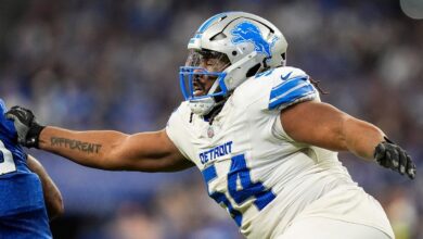 Detroit Lions Alim McNeill, Taylor Decker, Levi Onwuzurike practice Wednesday