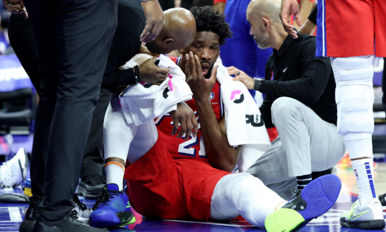 Sixers’ Joel Embiid suffers sinus fracture vs. Pacers, will be evaluated over weekend