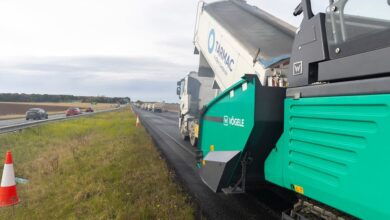 Tarmac reaches low carbon landmark on the A64