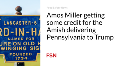 Amos Miller getting some credit for the Amish delivering Pennsylvania to Trump