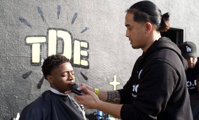 TDE’s 11th Annual Christmas Toy Drive Brings Snow And Smiles To Watts Community