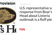 U.S. representative says response from Boar’s Head about Listeria outbreak is a fluff piece