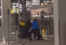 Viral video: ‘Wet floor’ signs as weapons, massive scuffle broke out at Chicago airport