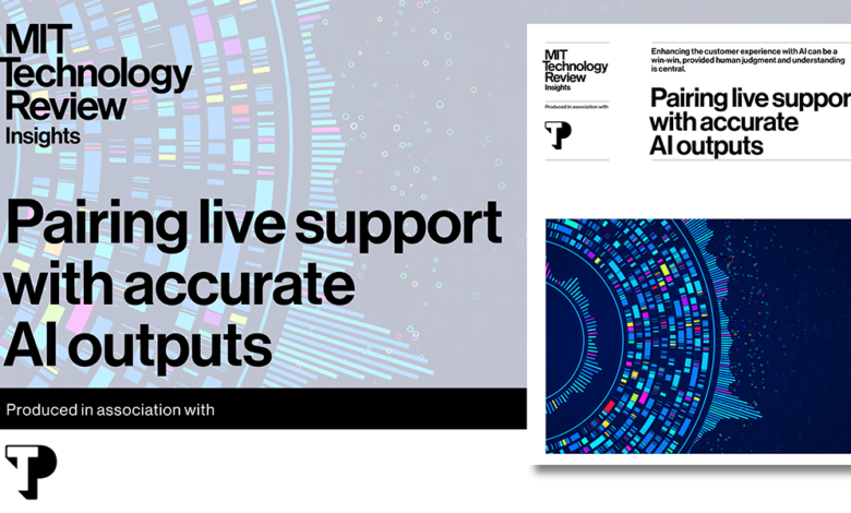 Pairing live support with accurate AI outputs