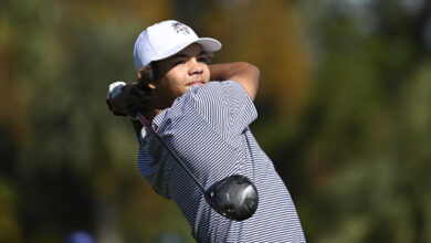 Charlie Woods makes ace for first career hole-in-one at PNC Championship