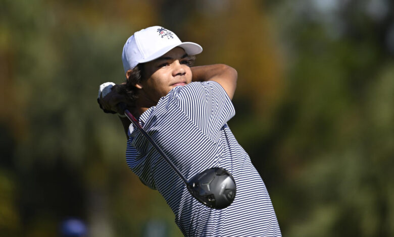 Charlie Woods makes ace for first career hole-in-one at PNC Championship