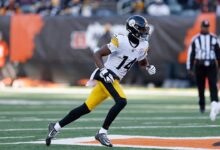 Steelers’ George Pickens (hamstring) off injury report, set for return vs. Chiefs on Christmas                          Dec 24, 2024