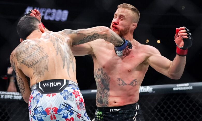 Max Holloway scored ‘KO of the Century’ that left Justin Gaethje snoring on the canvas and shocked the world at UFC 300