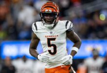 Bengals WR Tee Higgins (knee/ankle) active for Saturday’s game vs. Broncos                           Dec 28, 2024