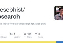 Libsearch: Simple index-free full-text search for JavaScript