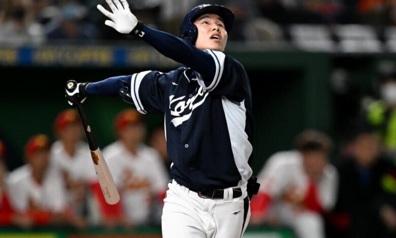 Dodgers reach three-year deal with Korean infielder Hyeseong Kim