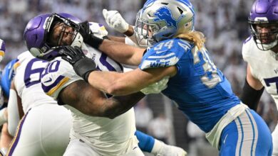 Questions Answered: Lions-Vikings Score Prediction, Darnold or Jones, Top FA Target