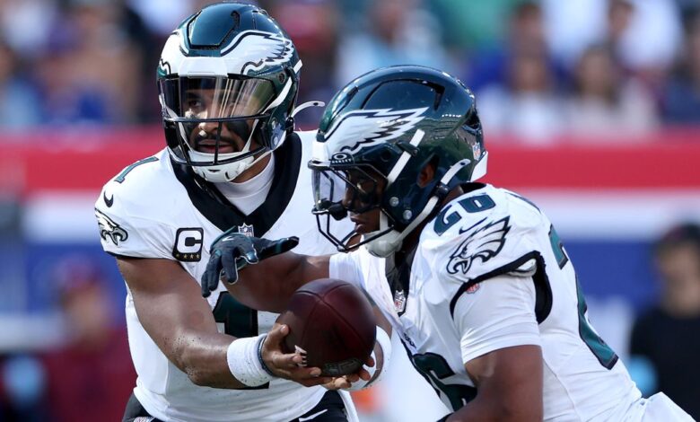 Eagles-Giants Final Injury Report: Jalen Hurts ruled out, Saquon Barkley among 10 doubtful players