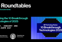 Roundtables: Unveiling the 10 Breakthrough Technologies of 2025