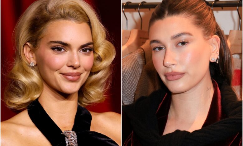 Hailey Bieber and Kendall Jenner Showed up to a Party in the Exact Same Spring Shoe