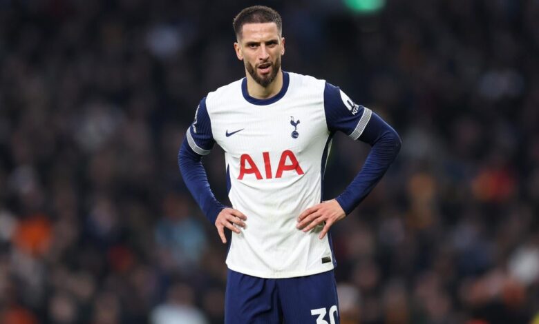 Rodrigo Bentancur injury: Tottenham man stretchered off after missed header attempt in EFL clash vs. Liverpool