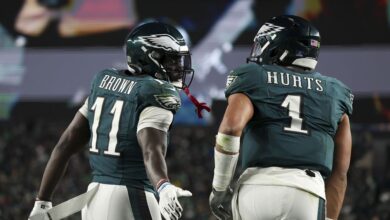 Eagles Injury Report: Jalen Hurts upgraded, A.J. Brown expected to play despite missing practice