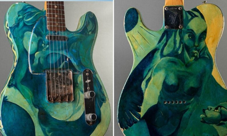 “Hidden in a closet for decades”: Mike Bloomfield’s missing custom-painted ’66 Fender Telecaster – which was lost in 1974 – is going up for sale