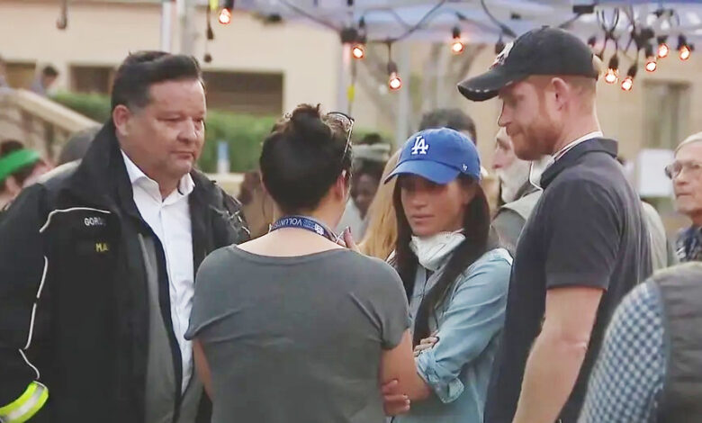 Prince Harry, Meghan Markle spotted helping LA wildfire victims after opening Montecito home to evacuees