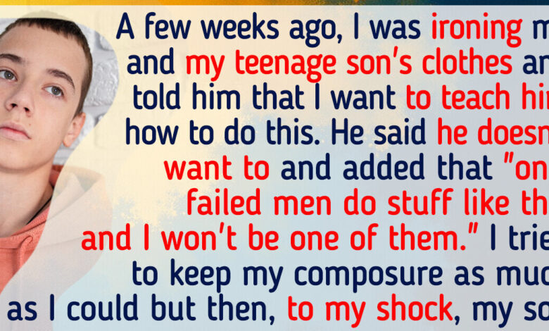 16-Year-Old Boy Says Only “Failed Men” Do Chores, His Divorced Parents React in a Powerful Way