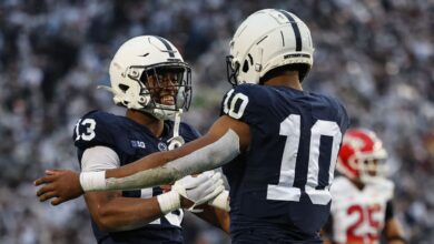 Penn State RBs Allen, Singleton returning for ’25