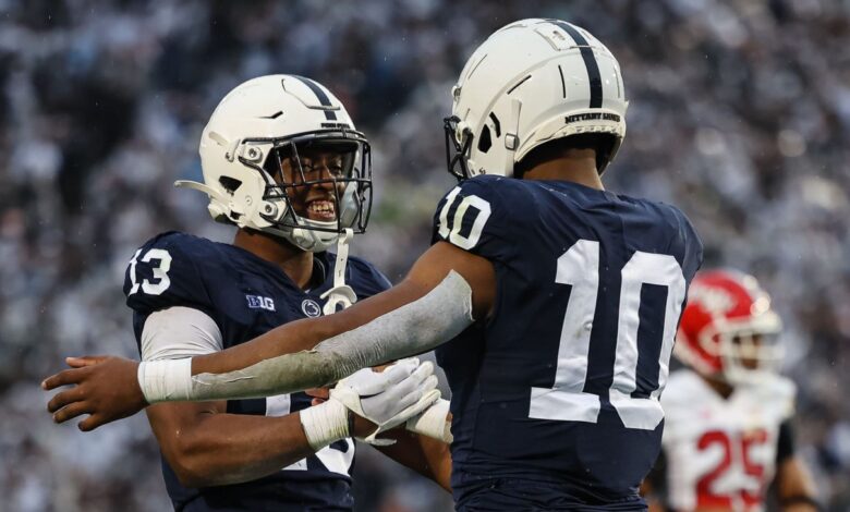 Penn State RBs Allen, Singleton returning for ’25