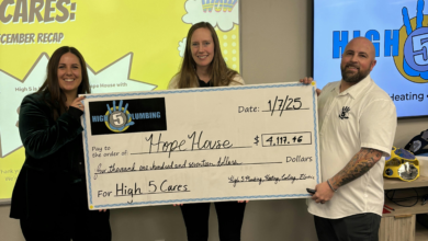 High 5 Plumbing, Heating, Cooling & Electric Donates Over $25,000