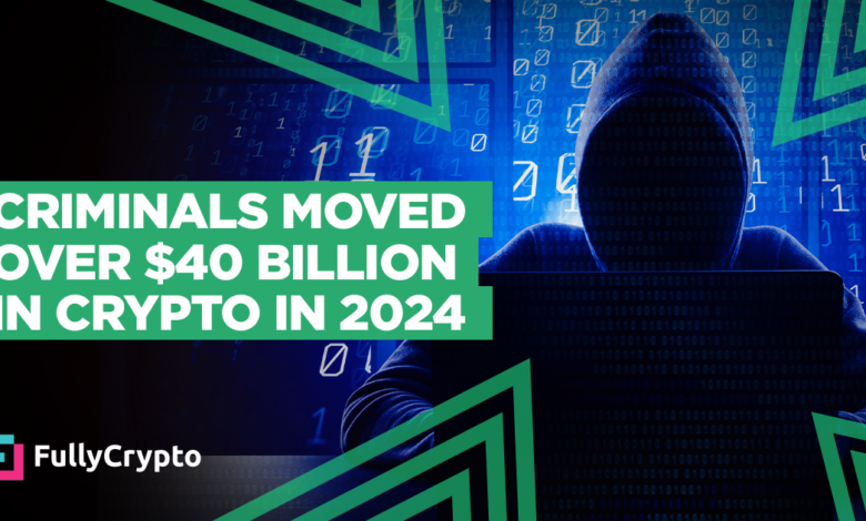 Criminals Moved Over $40 Billion in Crypto in 2024