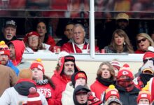 Caitlin Clark Spotted Watching Chiefs-Texans Playoff Game in Suite With Taylor Swift