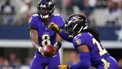 Ravens’ previous road record in the play-offs gives them hope of beating the Bills