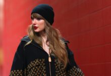 Taylor Swift Attends Chiefs-Bills AFC Championship Game in Style