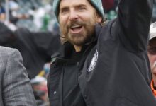 Bradley Cooper and Daughter Lea Cheer Philadelphia Eagles on to the Super Bowl