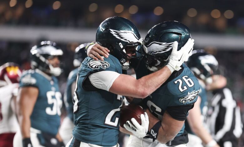 Eagles-Commanders snap counts: Will Shipley shines