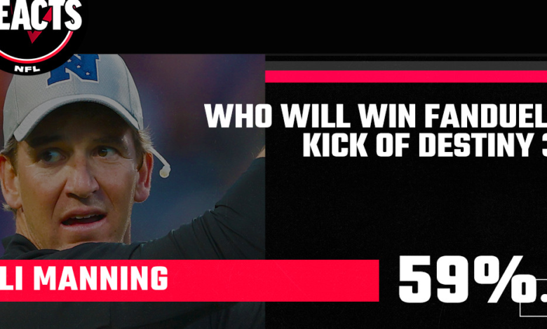 Join Peyton and Eli Manning for the FanDuel Kick of Destiny