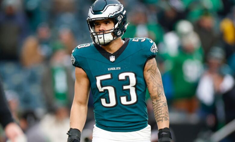 Eagles Injury Report: Zack Baun misses practice, 4 players ruled questionable for the Super Bowl