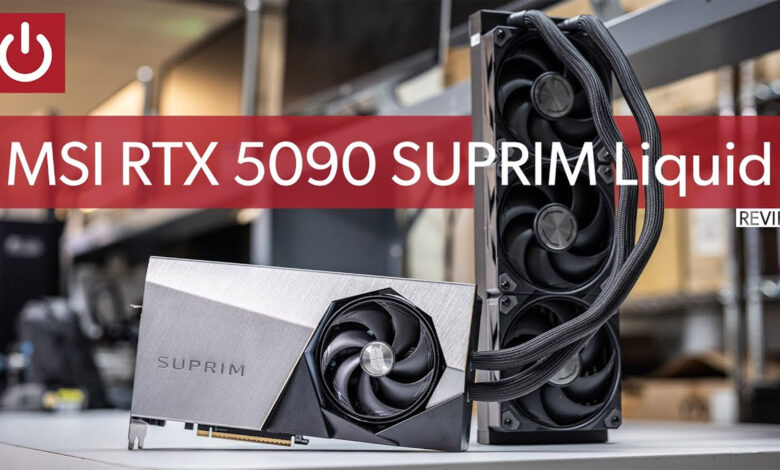 What does a $2500 GPU get you? Let’s check out MSI’s liquid-cooled RTX 5090