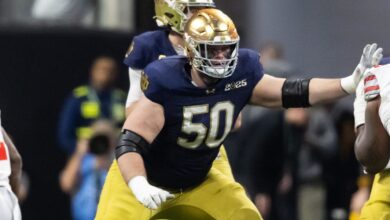 Notre Dame Transfer Offensive Lineman Rocco Spindler Commits to Nebraska