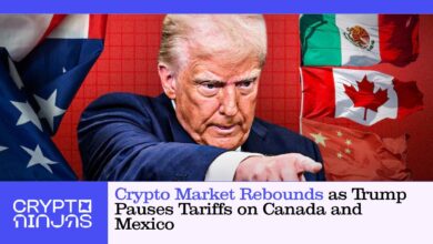 Crypto Market Rebounds as Trump Pauses Tariffs on Canada and Mexico