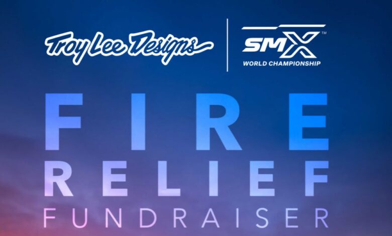 Troy Lee Designs x Feld Fire Relief Fundraiser: Bid on Signed Helmets from Tomac, Anderson, and More