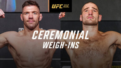 UFC 312: Du Plessis vs. Strickland 2 Ceremonial Weigh-In Video